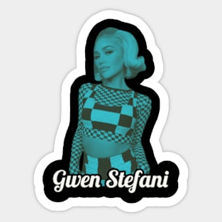 Retro Stefani Sticker